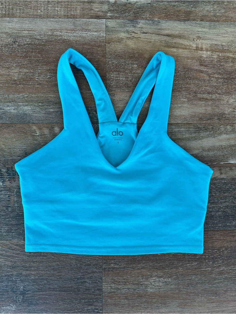Alo Yoga V-Neck Sports Bra Tank Top  Size Small